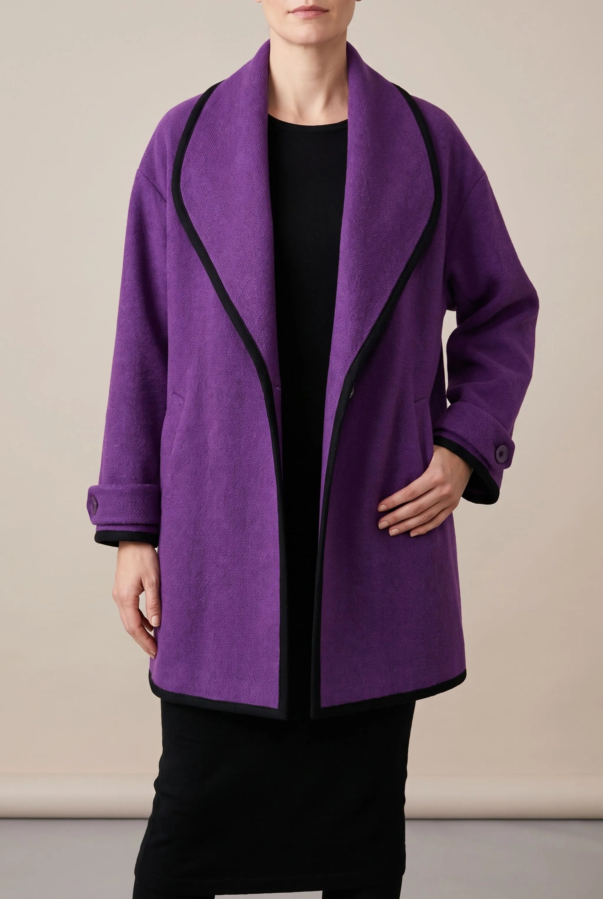 Cortala | Locker Geschnittener Damen Oversize Wintermantel