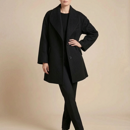 Cortala | Locker Geschnittener Damen Oversize Wintermantel