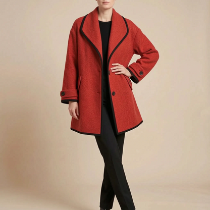 Cortala | Locker Geschnittener Damen Oversize Wintermantel