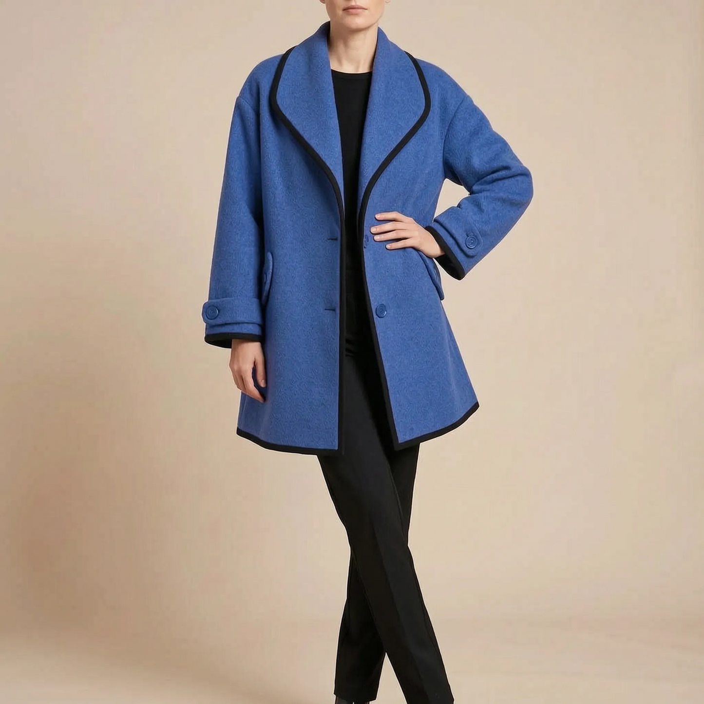 Cortala | Locker Geschnittener Damen Oversize Wintermantel
