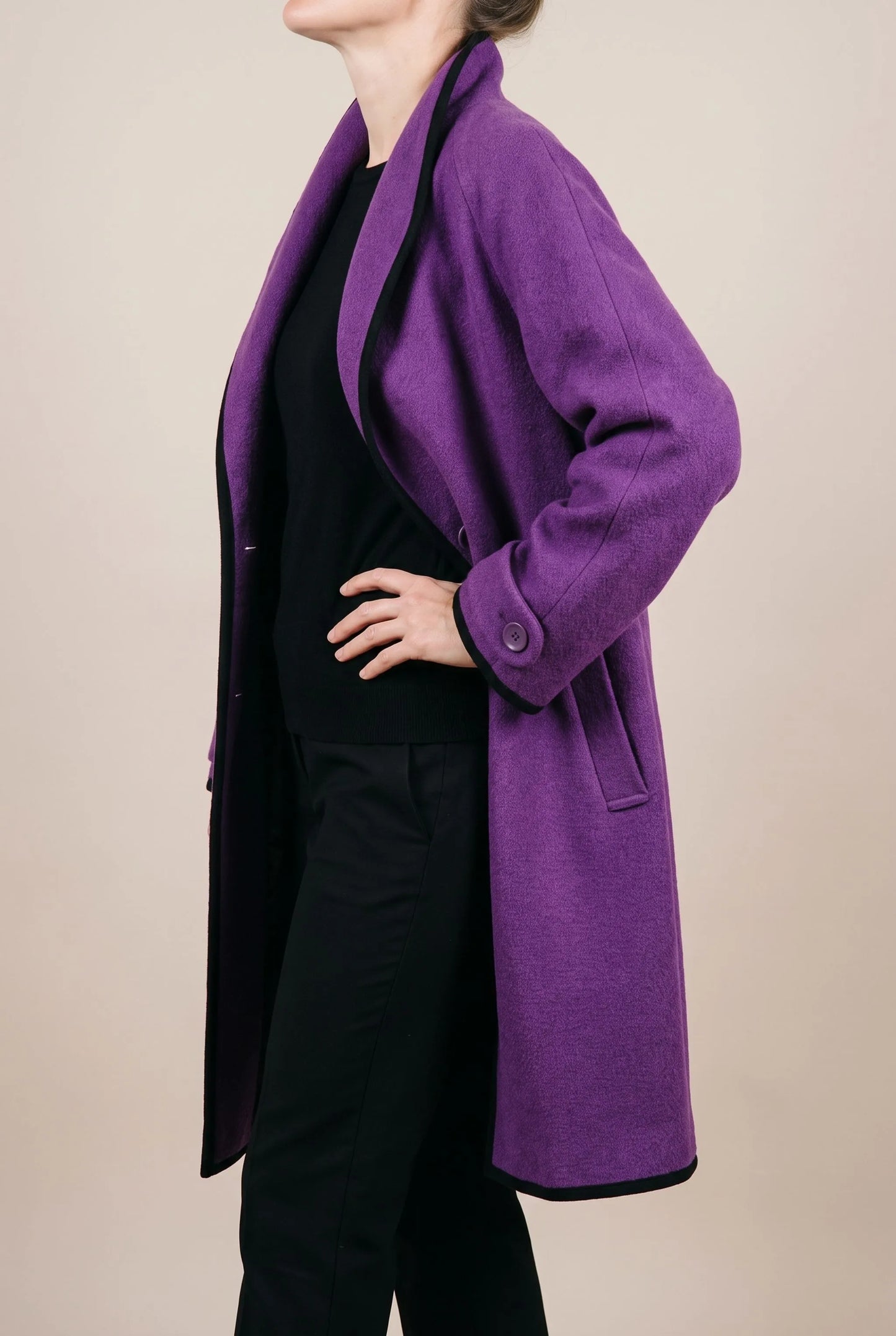 Cortala | Locker Geschnittener Damen Oversize Wintermantel