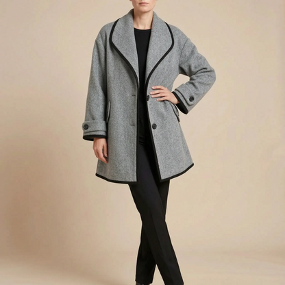 Cortala | Locker Geschnittener Damen Oversize Wintermantel