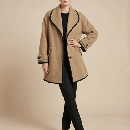 Cortala | Locker Geschnittener Damen Oversize Wintermantel