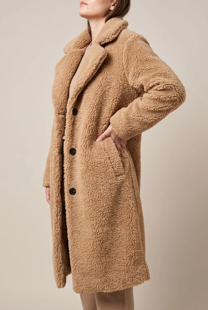 Cosina | Entspannter Damen Plüschmantel