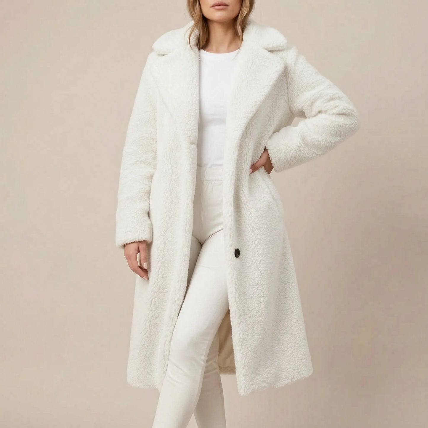 Cosina | Entspannter Damen Plüschmantel