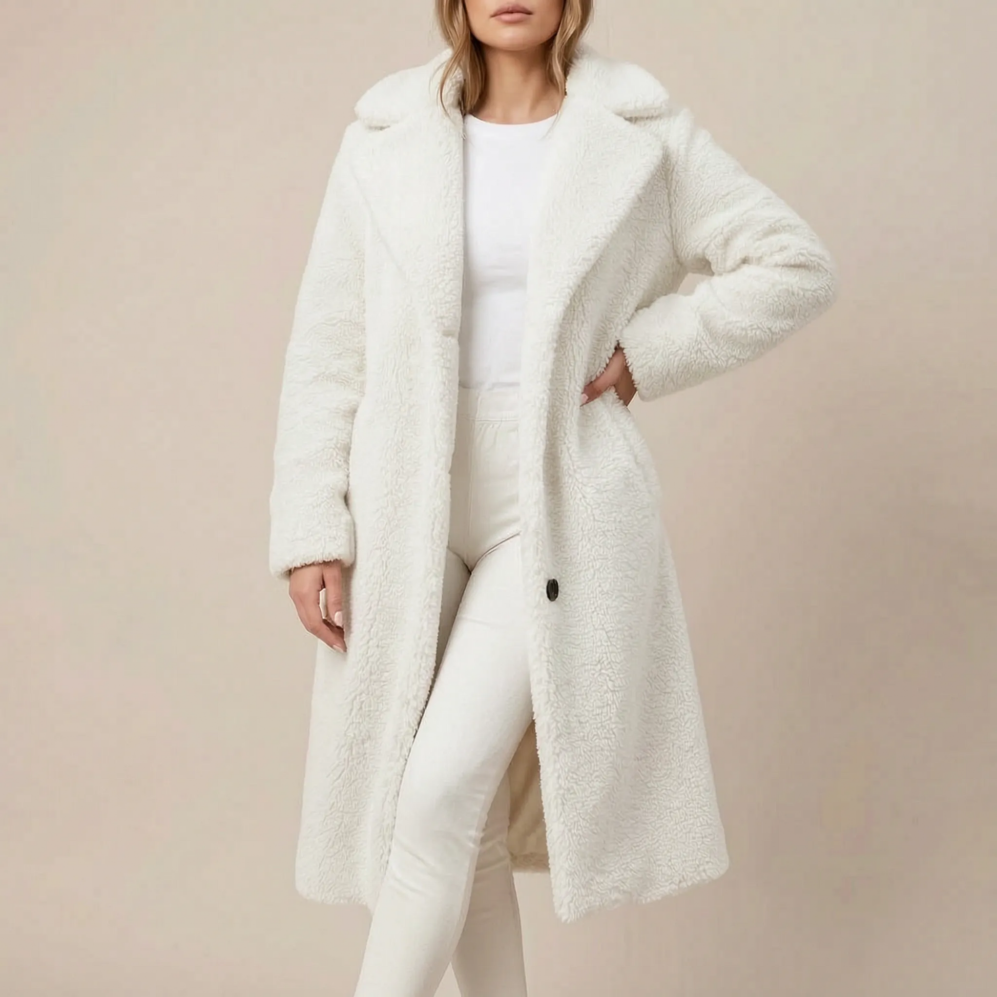 Cosina | Entspannter Damen Plüschmantel