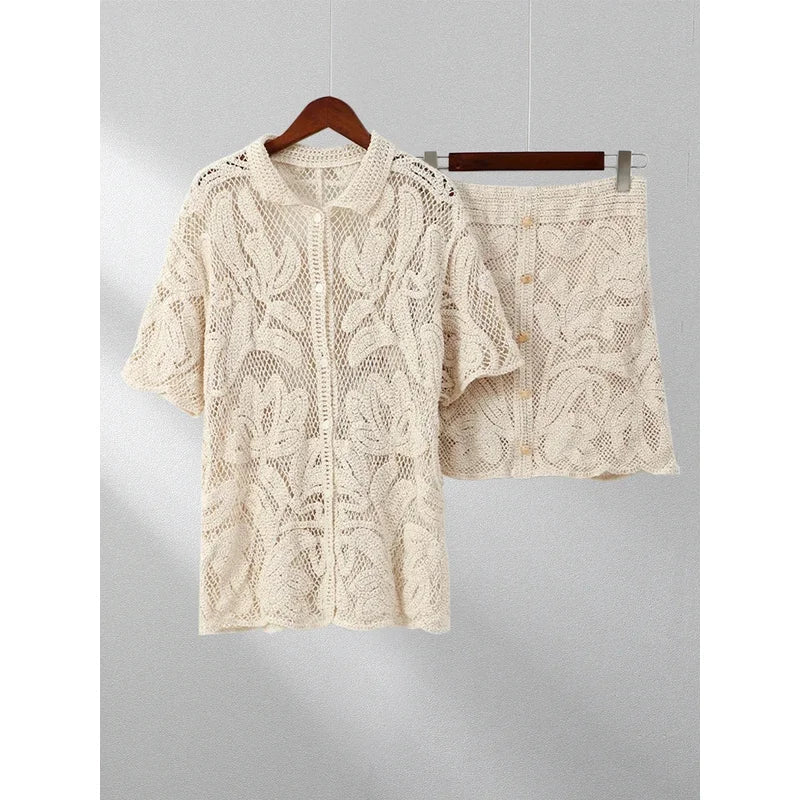 Covra | Zweiteiler Set Damen Sommer Im Boho-Stil