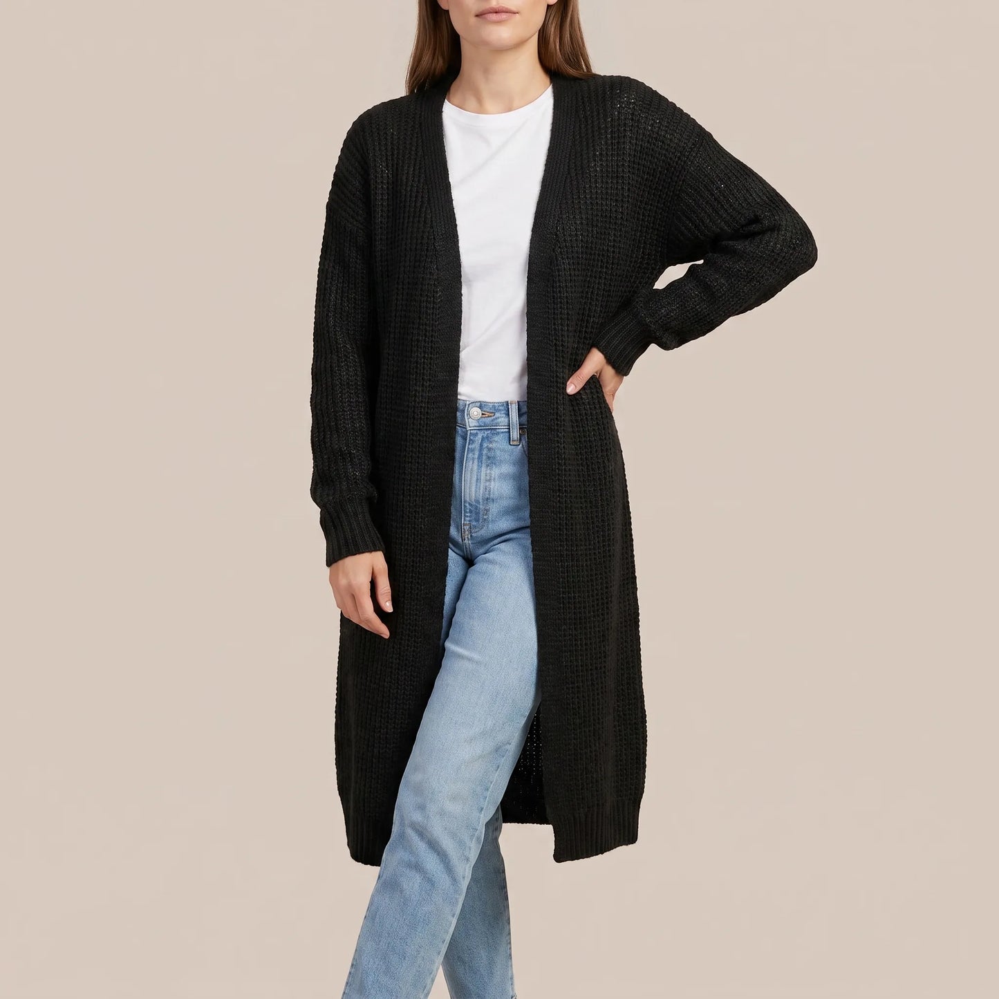 CozyCardi | Lange Strickjacke Für Damen
