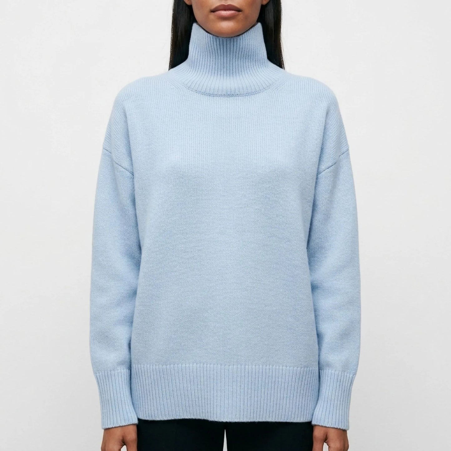 CozyKnit | Lässiger Rollkragenpullover Für Damen