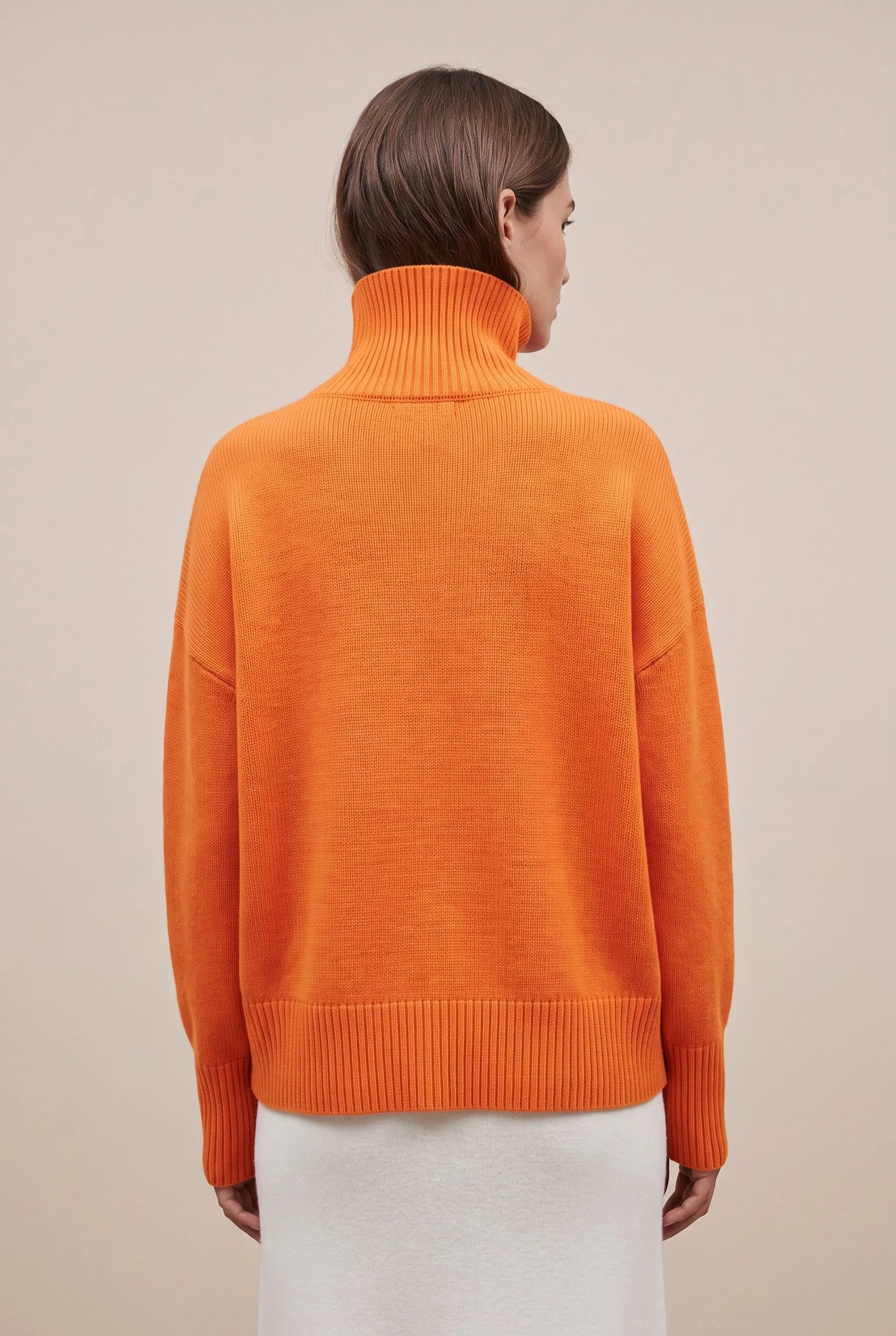 CozyKnit | Lässiger Rollkragenpullover Für Damen