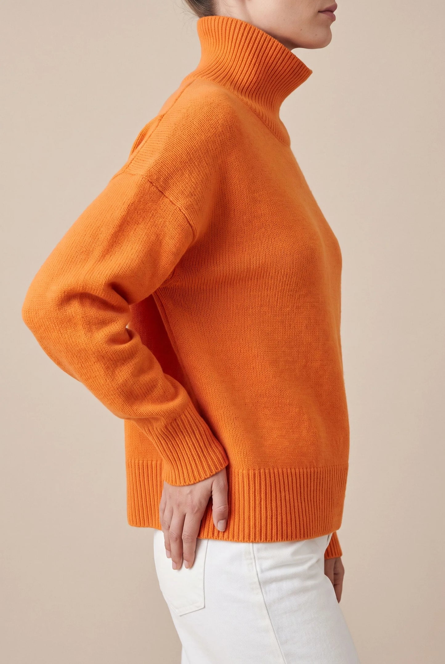 CozyKnit | Lässiger Rollkragenpullover Für Damen