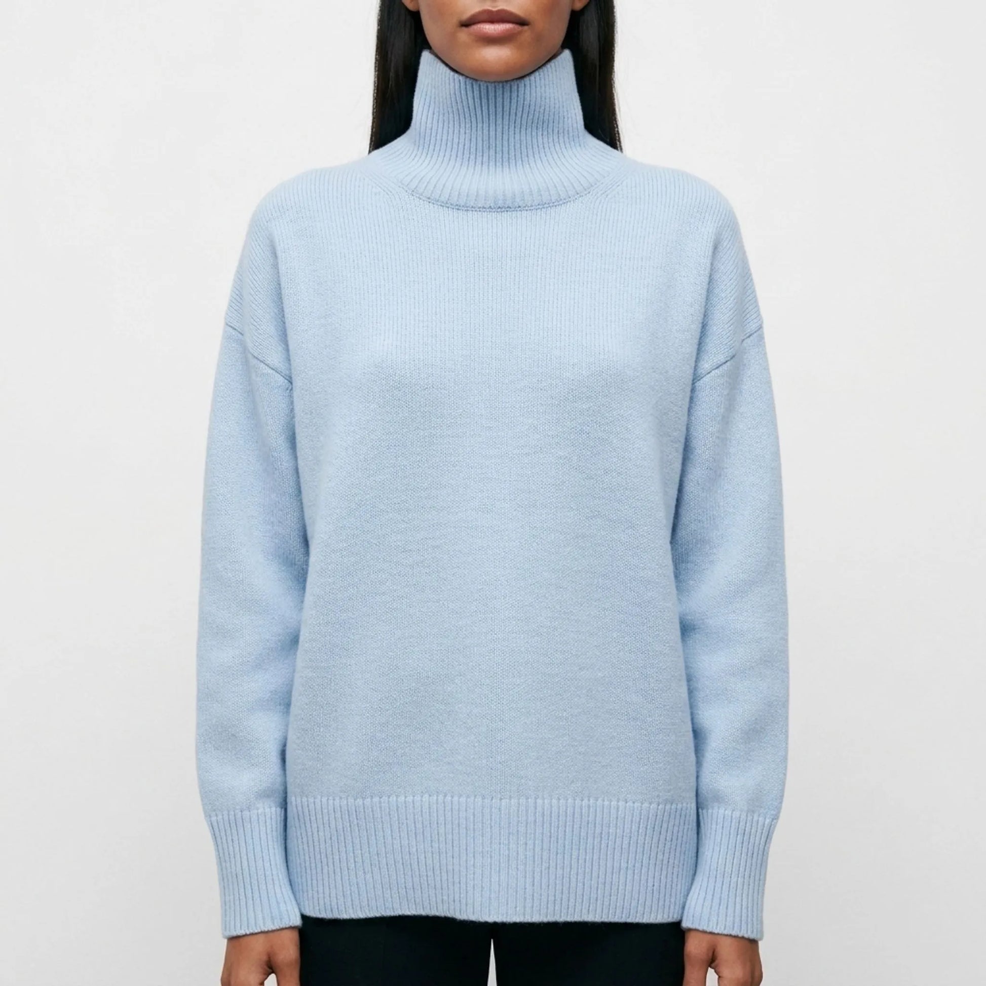CozyKnit | Lässiger Rollkragenpullover Für Damen