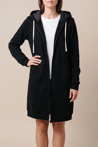 CozyWrap | Lange Strickjacke Mit Kapuze