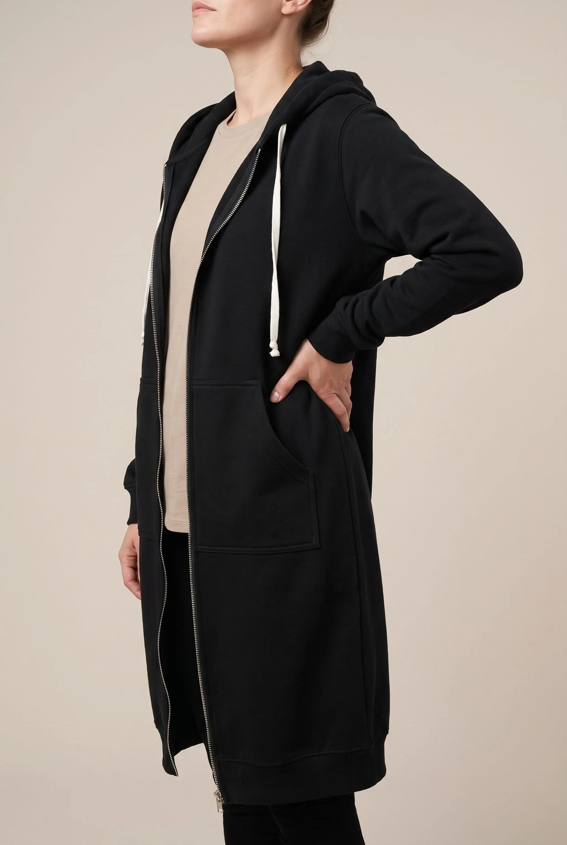 CozyWrap | Lange Strickjacke Mit Kapuze