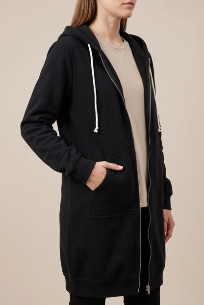 CozyWrap | Lange Strickjacke Mit Kapuze
