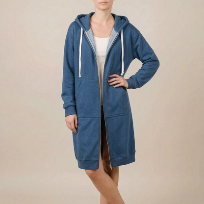 CozyWrap | Lange Strickjacke Mit Kapuze