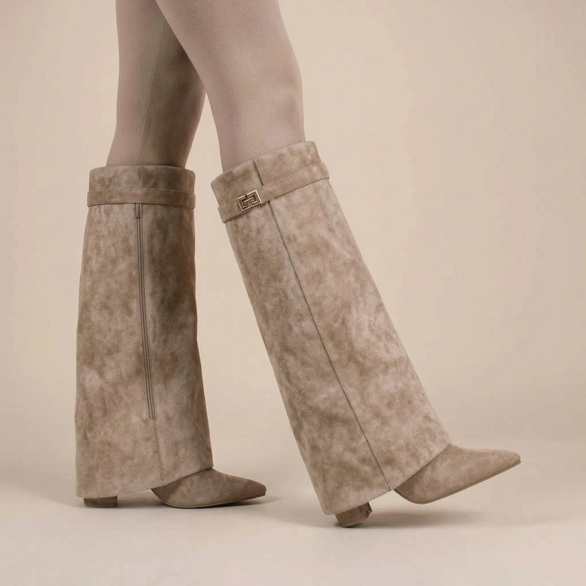 Crelia | Schwarze Damenstiefel