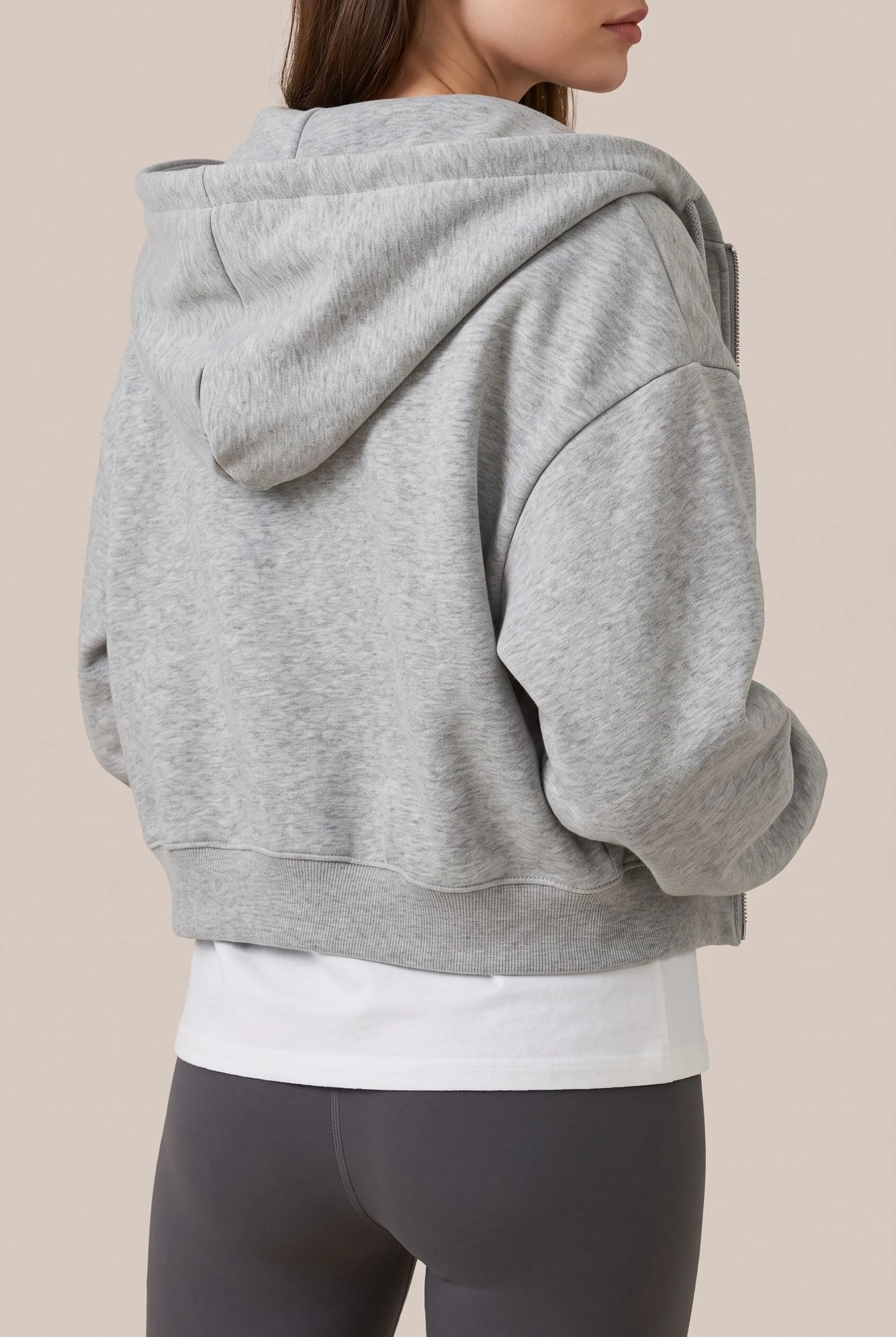 CropZip | Kurze Kapuzenjacke