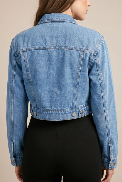 Croppia | Kurze Freizeitjacke Mit Kragen