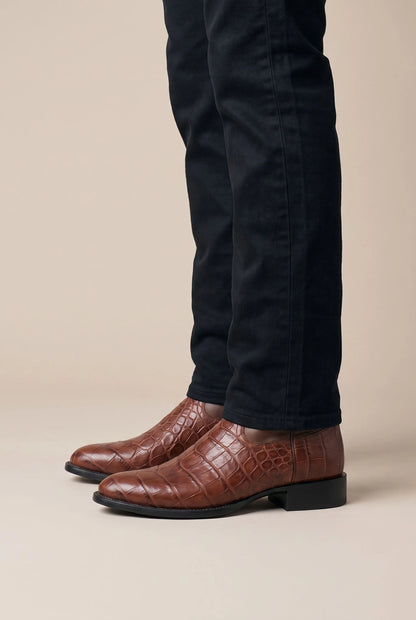 Crovix | Klassische Wadenhohe Cowboystiefel Für Herren