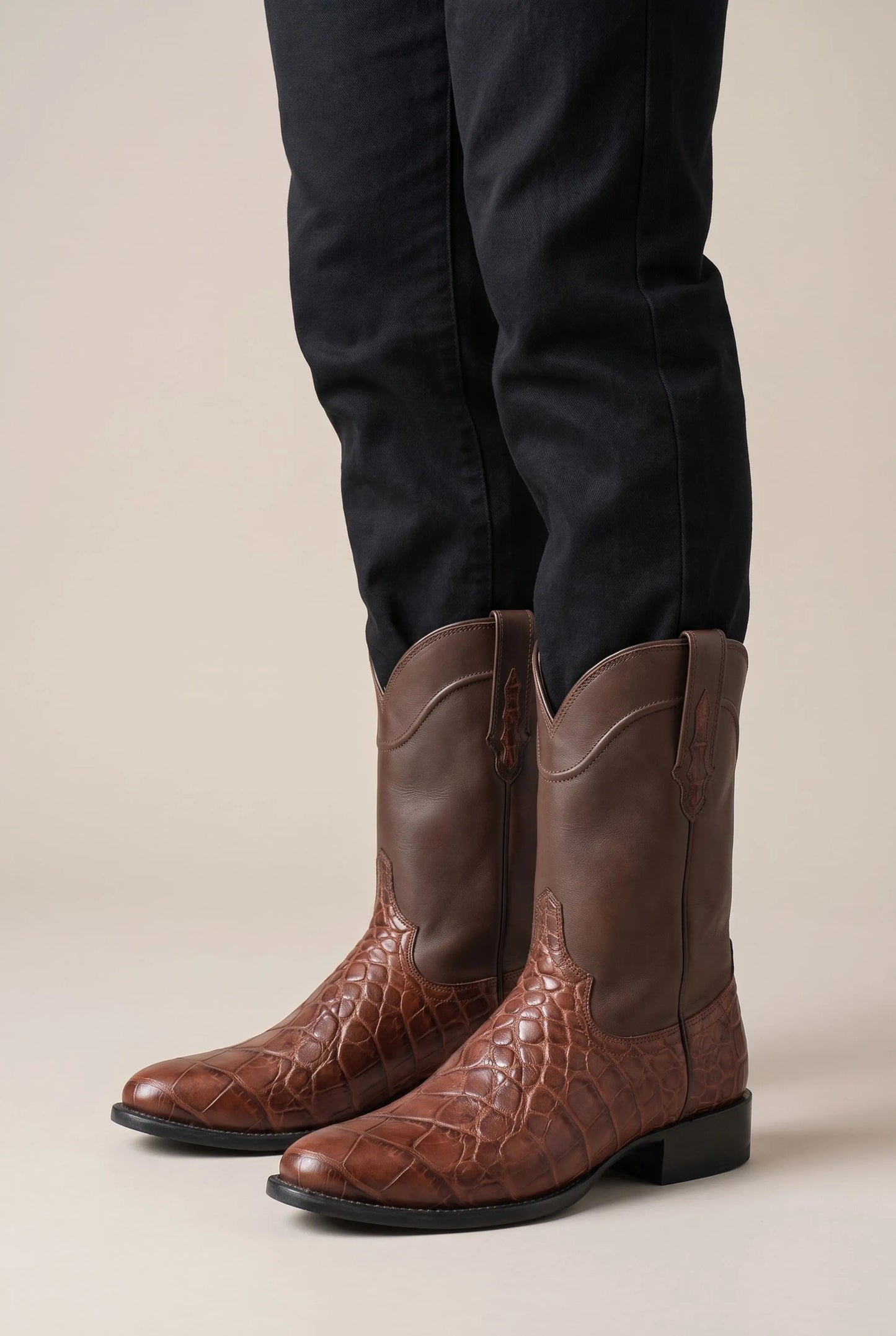 Crovix | Klassische Wadenhohe Cowboystiefel Für Herren