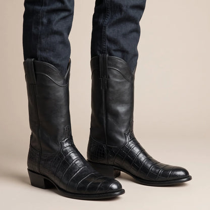 Crovix | Klassische Wadenhohe Cowboystiefel Für Herren