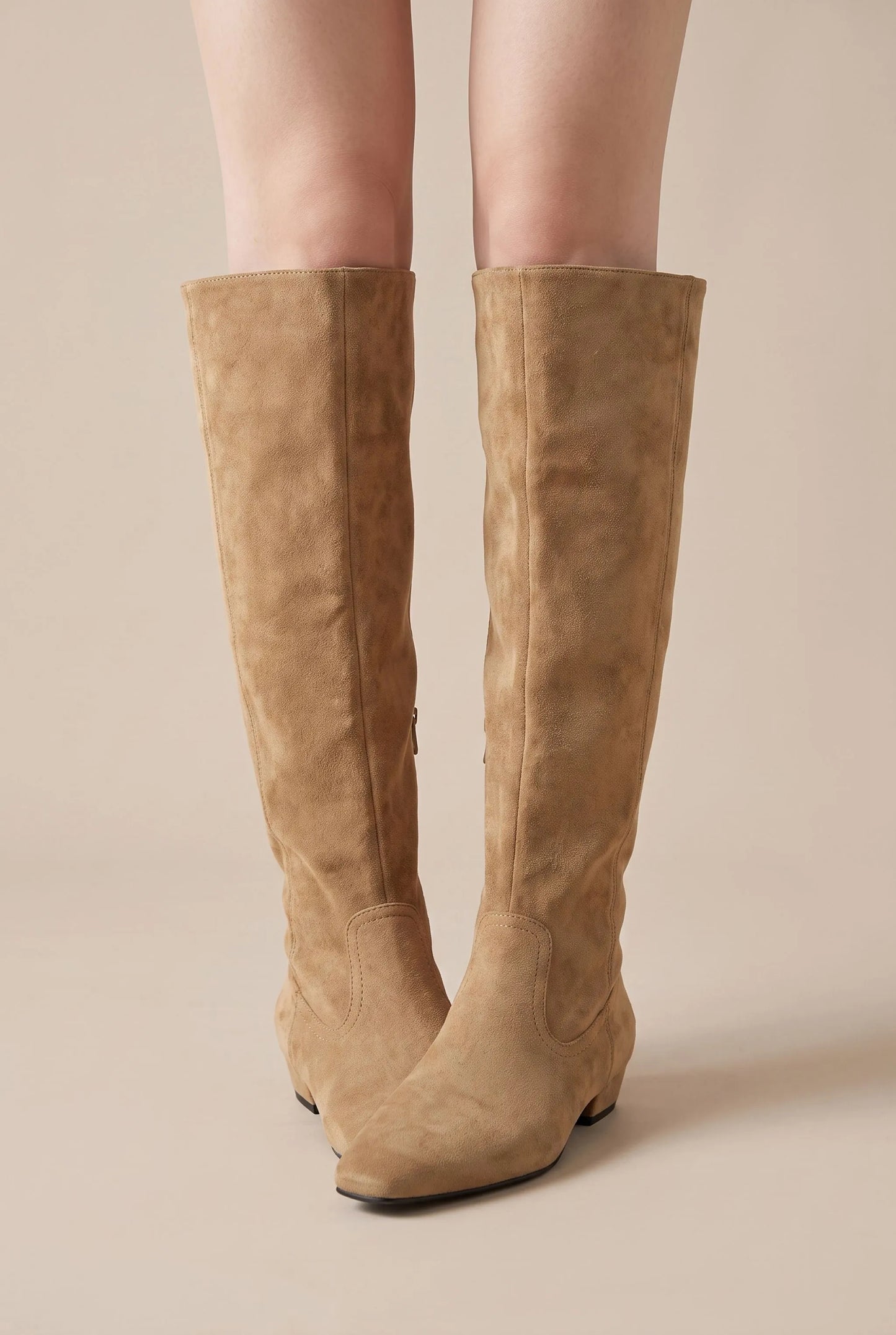 CuffStep | Flache Overknee-Stiefel