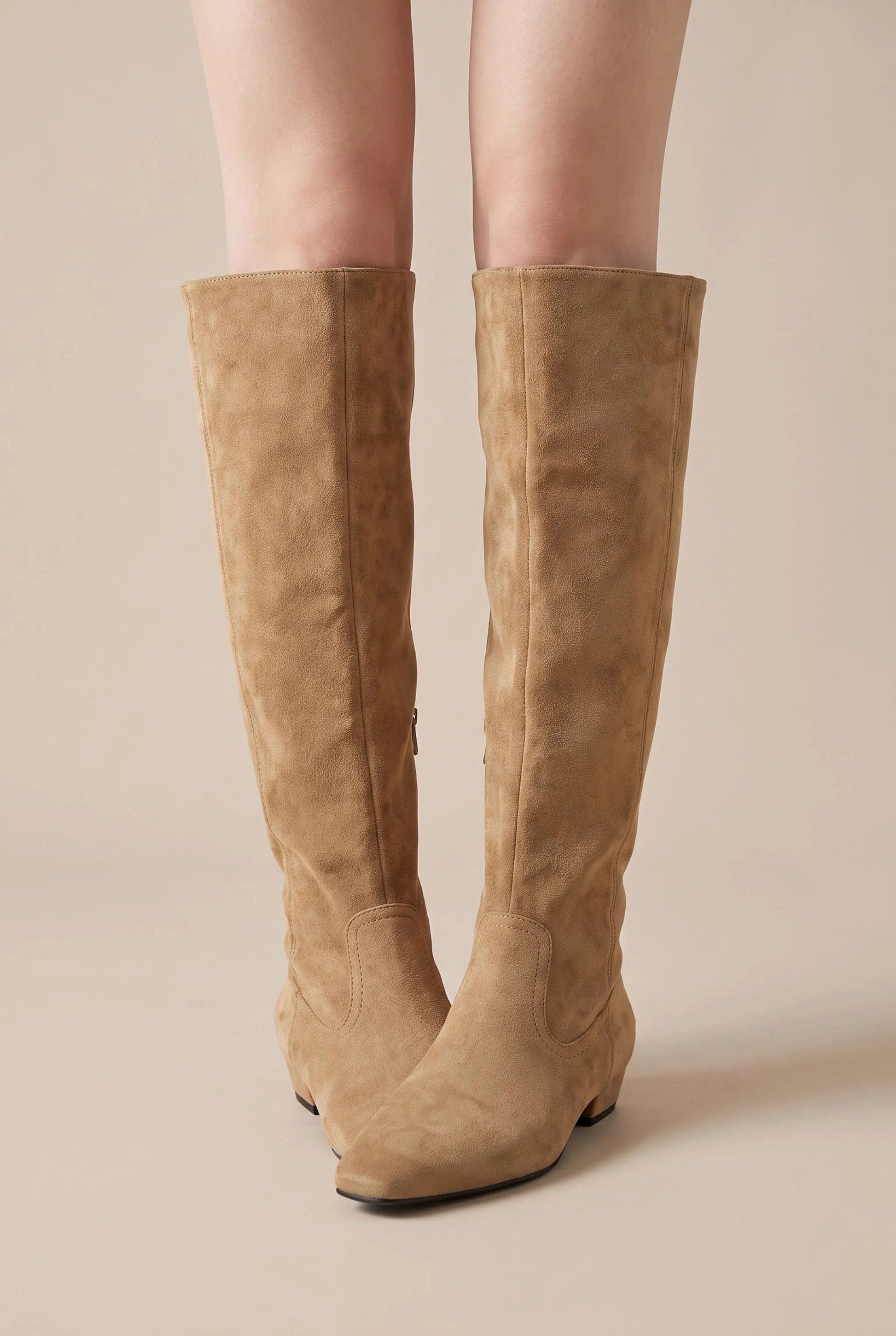 CuffStep | Flache Overknee-Stiefel