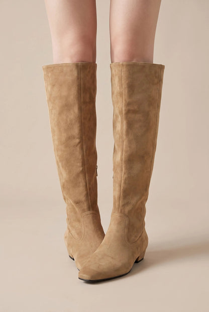 CuffStep | Flache Overknee-Stiefel
