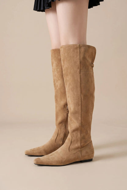 CuffStep | Flache Overknee-Stiefel