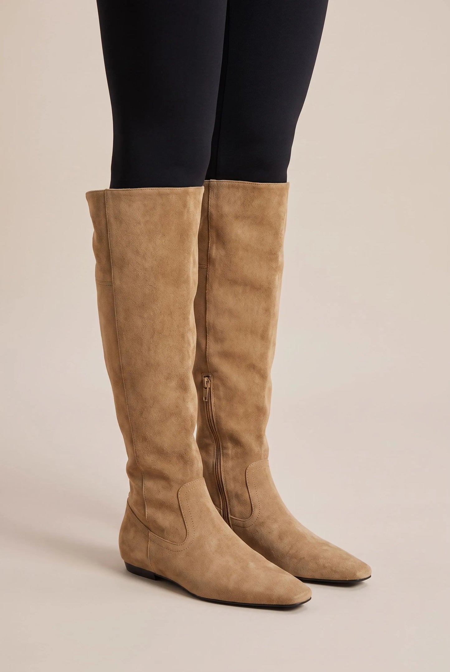 CuffStep | Flache Overknee-Stiefel
