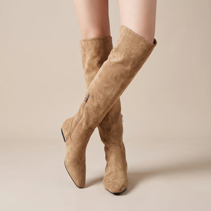 CuffStep | Flache Overknee-Stiefel