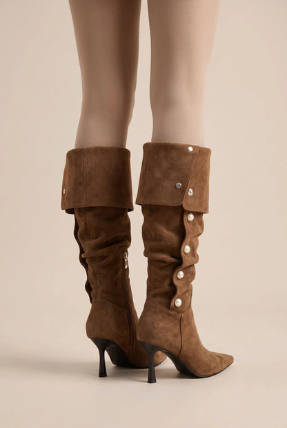 Cufflyn | Elegante Overknee Stiefel Für Damen