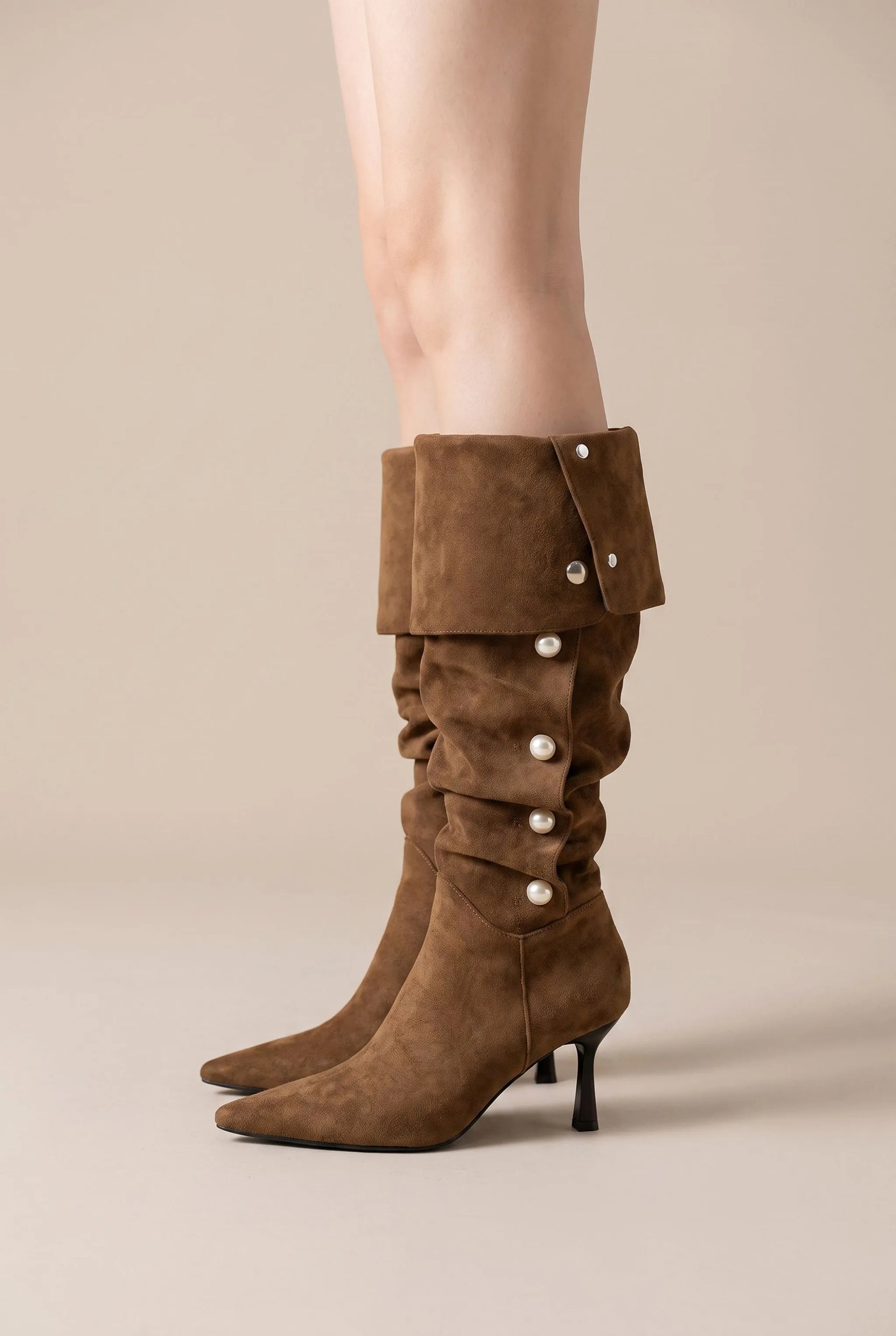 Cufflyn | Elegante Overknee Stiefel Für Damen