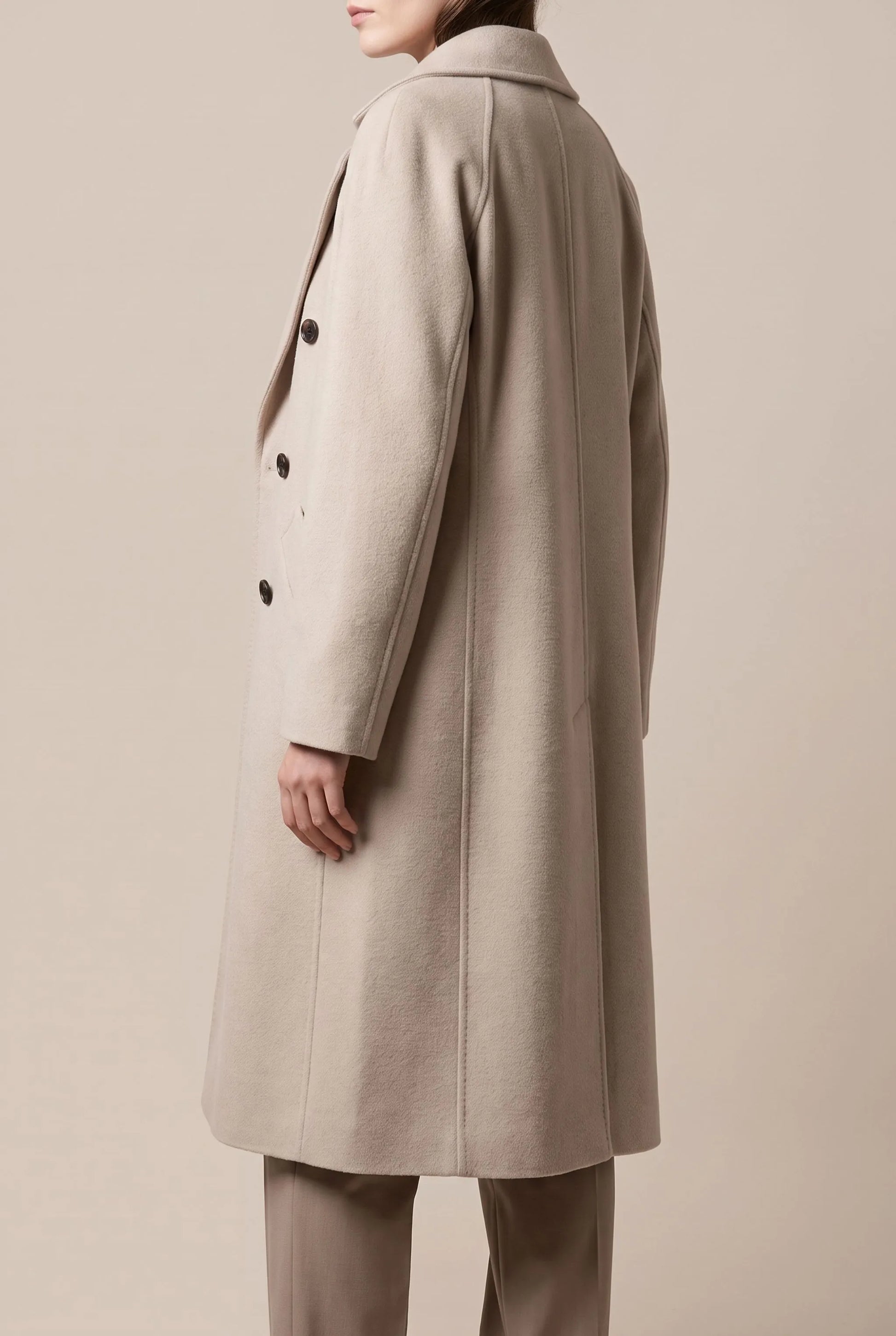 Elegis | Langer Damenmantel Im Trenchcoat-Stil