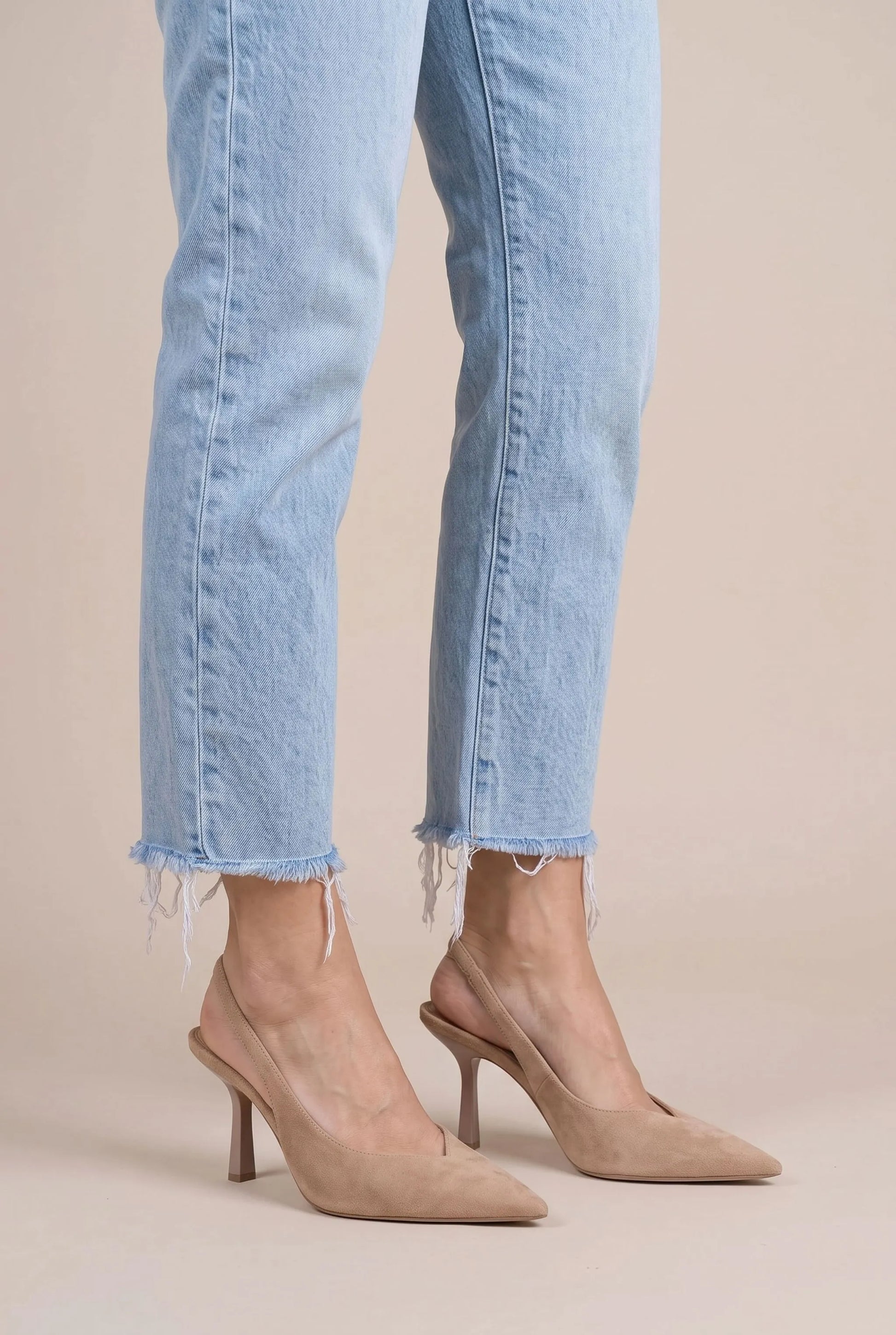 Elevys | Spitz Zulaufende Slingback-Pumps