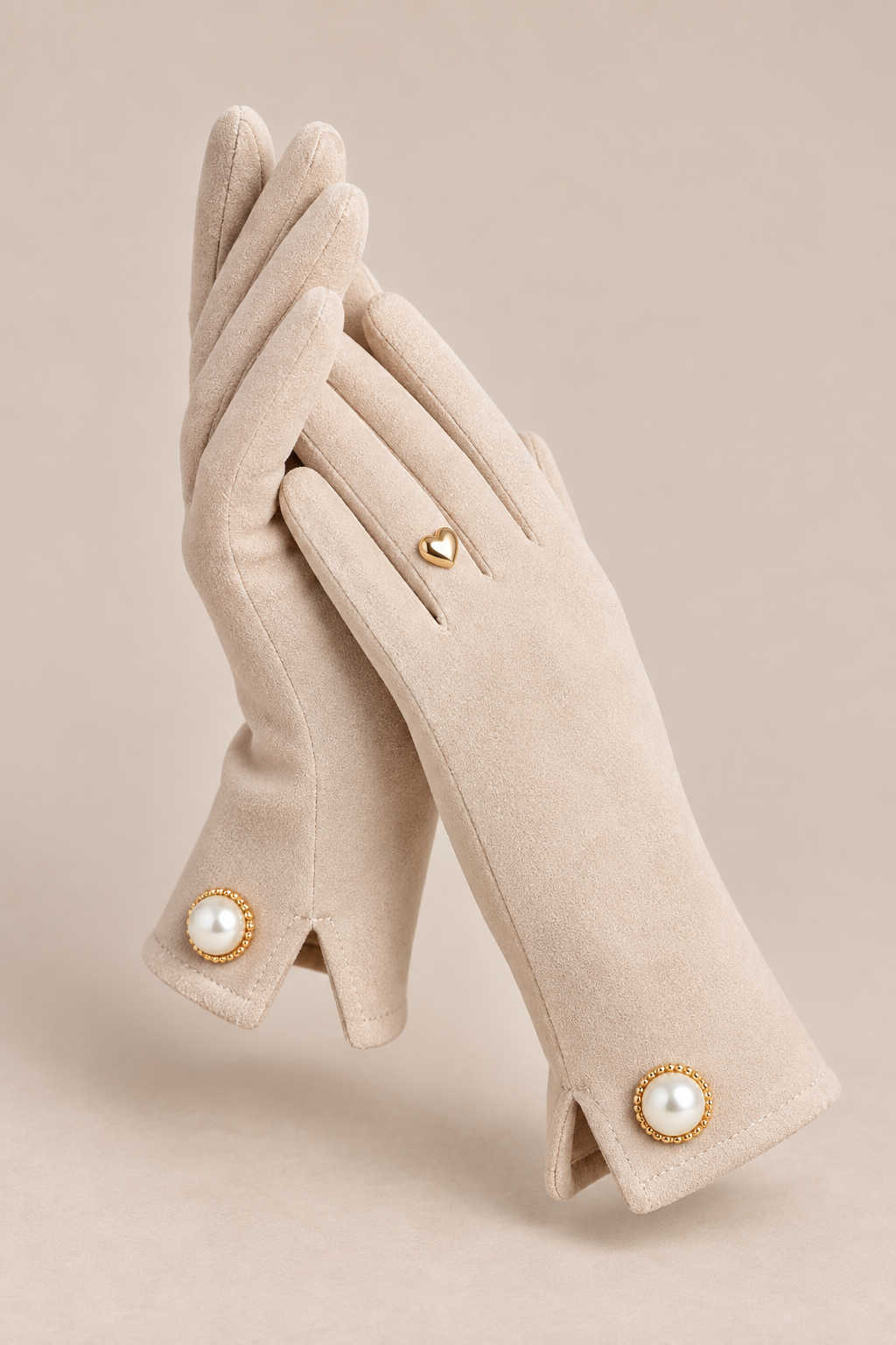 Elvara | Elegante warme Handschuhe mit dekorativen Details