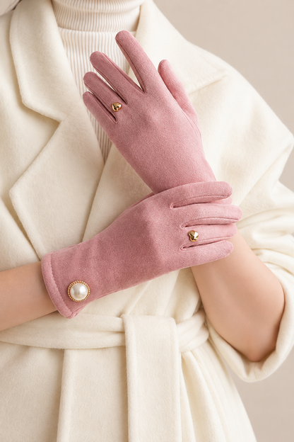 Elvara | Elegante warme Handschuhe mit dekorativen Details