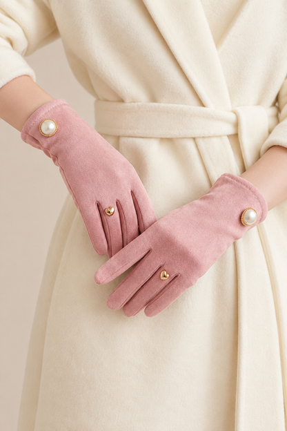 Elvara | Elegante warme Handschuhe mit dekorativen Details