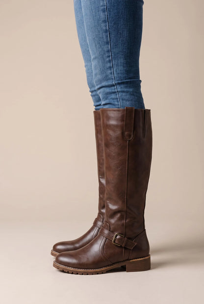 Equestra | Kniehohe Damenstiefel Im Reitstil