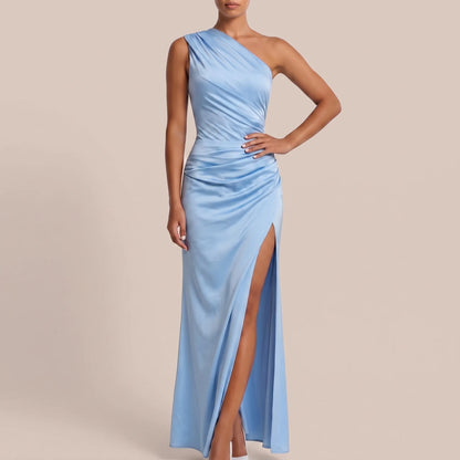 Eraliss | Fließendes Asymmetrisches Abendkleid