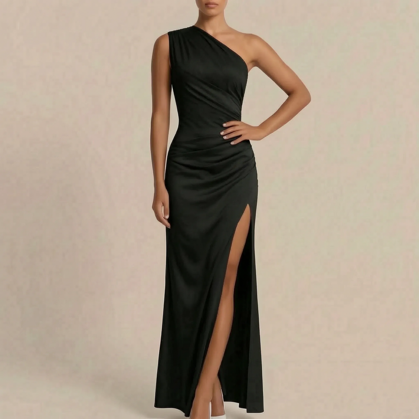 Eraliss | Fließendes Asymmetrisches Abendkleid