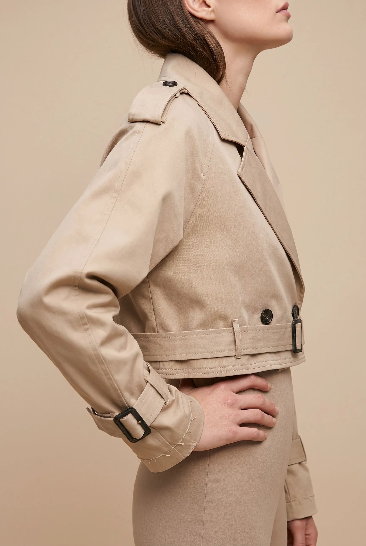 Evaso | Kurzer Trenchcoat Für Damen