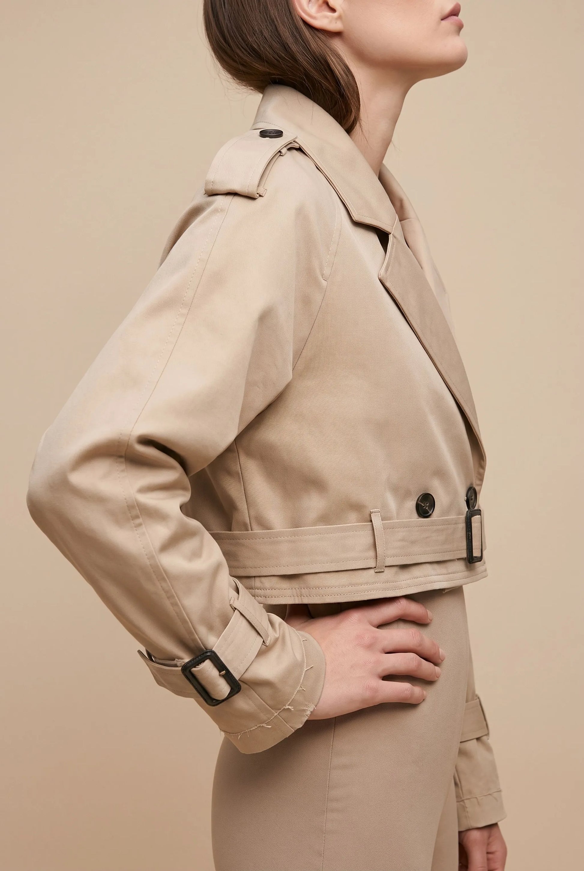 Evaso | Kurzer Trenchcoat Für Damen