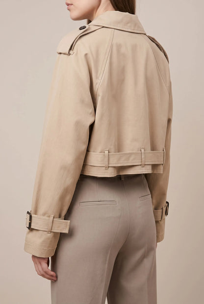 Evaso | Kurzer Trenchcoat Für Damen