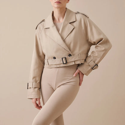 Evaso | Kurzer Trenchcoat Für Damen