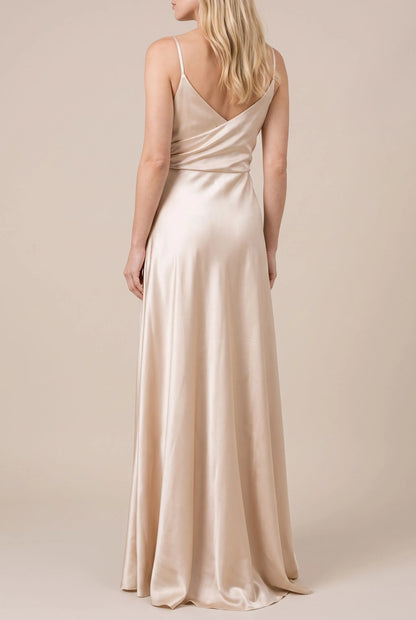 Evelia | Langes Abendkleid Mit Beinschlitz