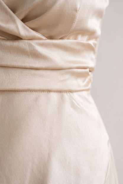 Evelia | Langes Abendkleid Mit Beinschlitz