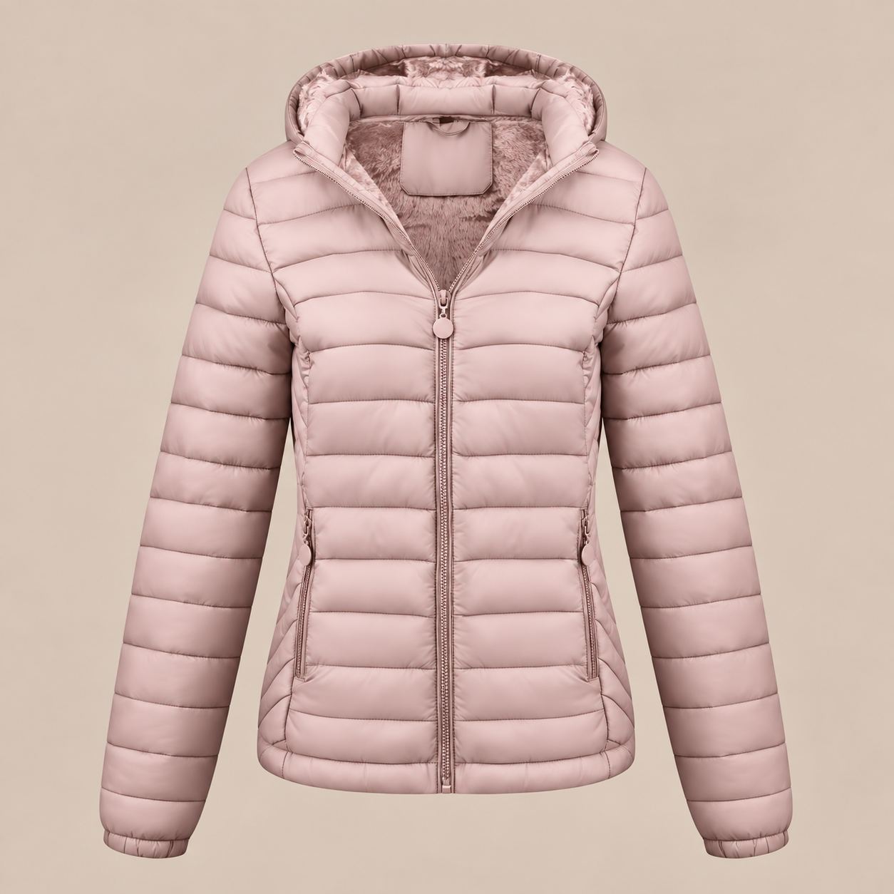 Evelisse | Steppjacke Damen mit Kapuze und weichem Innenfutter