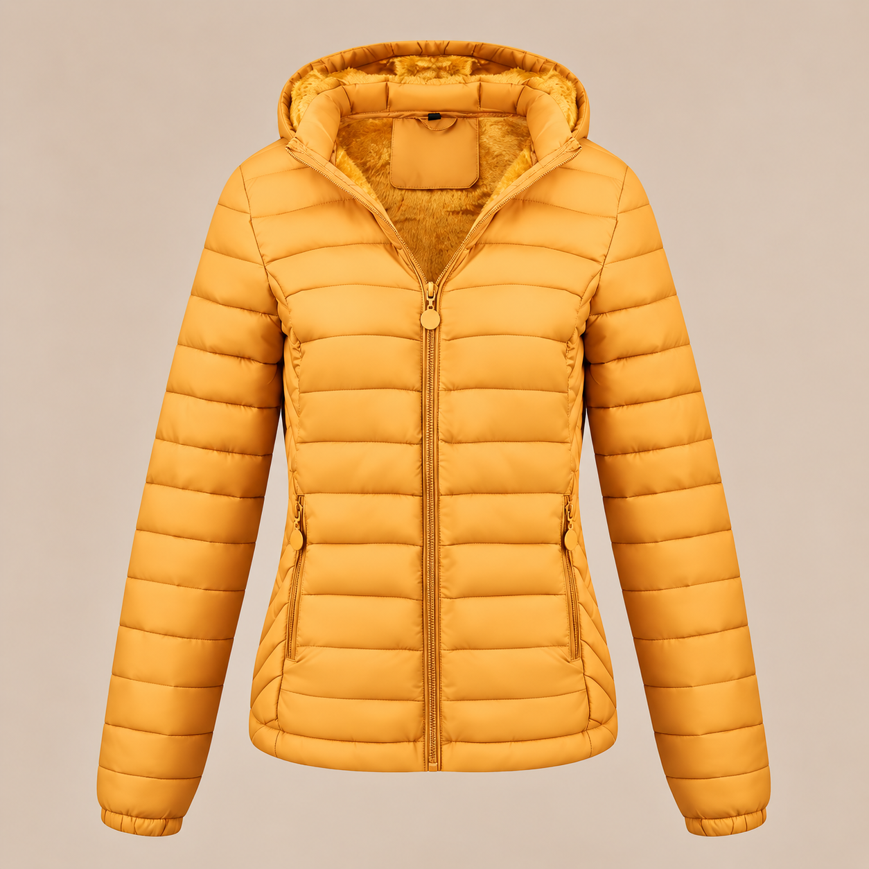 Evelisse | Steppjacke Damen mit Kapuze und weichem Innenfutter